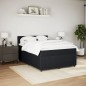 vidaXL Boxspringbett mit Matratze Schwarz 140x200 cm Samt vidaXL Boxspringbett mit Matratze Schwarz 140x200 cm Samt