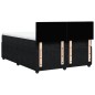 vidaXL Boxspringbett mit Matratze Schwarz 140x200 cm Samt vidaXL Boxspringbett mit Matratze Schwarz 140x200 cm Samt