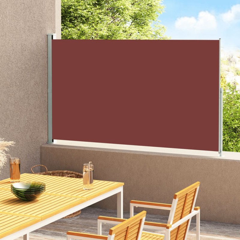 vidaXL Seitenmarkise Ausziehbar 200x300 cm Braun vidaXL Seitenmarkise Ausziehbar 200x300 cm Braun