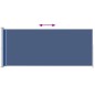 vidaXL Seitenmarkise Ausziehbar 200x500 cm Blau vidaXL Seitenmarkise Ausziehbar 200x500 cm Blau
