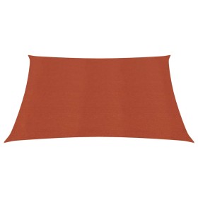 vidaXL Sonnensegel 160 g/m² Terrakotta 2x2,5 m HDPE