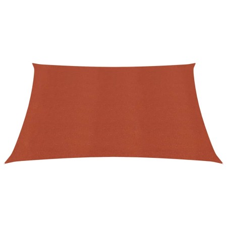 vidaXL Sonnensegel 160 g/m² Terrakotta 2x2,5 m HDPE