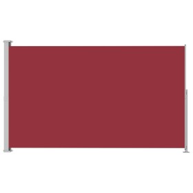 vidaXL Seitenmarkise Ausziehbar 220x300 cm Rot