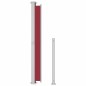 vidaXL Seitenmarkise Ausziehbar 220x300 cm Rot vidaXL Seitenmarkise Ausziehbar 220x300 cm Rot