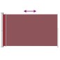 vidaXL Seitenmarkise Ausziehbar 220x300 cm Rot vidaXL Seitenmarkise Ausziehbar 220x300 cm Rot
