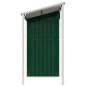 vidaXL Gartenhaus mit Schleppdach Grün 277x110,5x181 cm Stahl vidaXL Gartenhaus mit Schleppdach Grün 277x110,5x181 cm Stahl