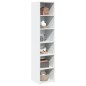 vidaXL Highboard Weiß 40x41x185 cm Holzwerkstoff vidaXL Highboard Weiß 40x41x185 cm Holzwerkstoff