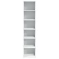 vidaXL Highboard Weiß 40x41x185 cm Holzwerkstoff vidaXL Highboard Weiß 40x41x185 cm Holzwerkstoff