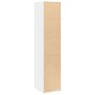 vidaXL Highboard Weiß 40x41x185 cm Holzwerkstoff vidaXL Highboard Weiß 40x41x185 cm Holzwerkstoff