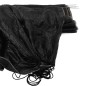 vidaXL Netztunnel Schwarz 300x50x48,5 cm Stahl und Polyethylen vidaXL Netztunnel Schwarz 300x50x48,5 cm Stahl und Polyethylen