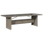 vidaXL 9-tlg. Garten-Essgruppe mit Kissen Grau Poly Rattan vidaXL 9-tlg. Garten-Essgruppe mit Kissen Grau Poly Rattan