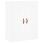 Highboard Weiß 69,5x34x180 cm Holzwerkstoff Highboard Weiß 69,5x34x180 cm Holzwerkstoff