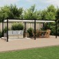 vidaXL Gartenpavillon mit Ausziehbarem Dach Creme 3x6 m Aluminium vidaXL Gartenpavillon mit Ausziehbarem Dach Creme 3x6 m Aluminium