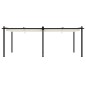 vidaXL Gartenpavillon mit Ausziehbarem Dach Creme 3x6 m Aluminium vidaXL Gartenpavillon mit Ausziehbarem Dach Creme 3x6 m Aluminium