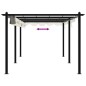 vidaXL Gartenpavillon mit Ausziehbarem Dach Creme 3x6 m Aluminium vidaXL Gartenpavillon mit Ausziehbarem Dach Creme 3x6 m Aluminium