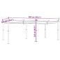 vidaXL Gartenpavillon mit Ausziehbarem Dach Creme 3x6 m Aluminium vidaXL Gartenpavillon mit Ausziehbarem Dach Creme 3x6 m Aluminium