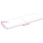 Tischplatte Dunkelgrau 180x60x4 cm Massivholz Eiche Behandelt Tischplatte Dunkelgrau 180x60x4 cm Massivholz Eiche Behandelt