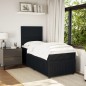 vidaXL Boxspringbett mit Matratze Schwarz 90x190 cm Samt vidaXL Boxspringbett mit Matratze Schwarz 90x190 cm Samt