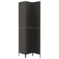Paravent 3-tlg. Schwarz 122x180 cm Wasserhyazinthe Paravent 3-tlg. Schwarz 122x180 cm Wasserhyazinthe