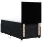 vidaXL Boxspringbett mit Matratze Schwarz 90x190 cm Samt vidaXL Boxspringbett mit Matratze Schwarz 90x190 cm Samt