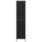 Paravent 3-tlg. Schwarz 122x180 cm Wasserhyazinthe Paravent 3-tlg. Schwarz 122x180 cm Wasserhyazinthe