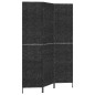 Paravent 3-tlg. Schwarz 122x180 cm Wasserhyazinthe Paravent 3-tlg. Schwarz 122x180 cm Wasserhyazinthe