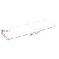 vidaXL Tischplatte Dunkelbraun 200x60x(2-6)cm Massivholz Eiche vidaXL Tischplatte Dunkelbraun 200x60x(2-6)cm Massivholz Eiche