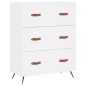 Highboard Weiß 69,5x34x180 cm Holzwerkstoff Highboard Weiß 69,5x34x180 cm Holzwerkstoff