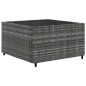 vidaXL 5-tlg. Garten-Lounge-Set mit Kissen Grau Poly Rattan vidaXL 5-tlg. Garten-Lounge-Set mit Kissen Grau Poly Rattan