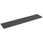 Tischplatte Dunkelgrau 200x40x4 cm Massivholz Eiche Behandelt Tischplatte Dunkelgrau 200x40x4 cm Massivholz Eiche Behandelt