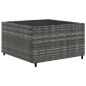 vidaXL 7-tlg. Garten-Lounge-Set mit Kissen Grau Poly Rattan vidaXL 7-tlg. Garten-Lounge-Set mit Kissen Grau Poly Rattan