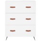 Highboard Weiß 69,5x34x180 cm Holzwerkstoff Highboard Weiß 69,5x34x180 cm Holzwerkstoff