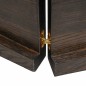 Tischplatte Dunkelgrau 220x60x4 cm Massivholz Eiche Behandelt Tischplatte Dunkelgrau 220x60x4 cm Massivholz Eiche Behandelt