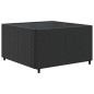 vidaXL 7-tlg. Garten-Lounge-Set mit Kissen Schwarz Poly Rattan vidaXL 7-tlg. Garten-Lounge-Set mit Kissen Schwarz Poly Rattan