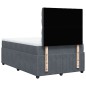 vidaXL Boxspringbett mit Matratze Dunkelgrau 120x200 cm Samt vidaXL Boxspringbett mit Matratze Dunkelgrau 120x200 cm Samt