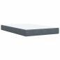 vidaXL Boxspringbett mit Matratze Dunkelgrau 120x200 cm Samt vidaXL Boxspringbett mit Matratze Dunkelgrau 120x200 cm Samt