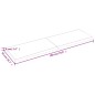 vidaXL Tischplatte Dunkelbraun 180x50x(2-6)cm Massivholz Eiche vidaXL Tischplatte Dunkelbraun 180x50x(2-6)cm Massivholz Eiche