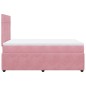 vidaXL Boxspringbett mit Matratze Rosa 120x200 cm Samt vidaXL Boxspringbett mit Matratze Rosa 120x200 cm Samt