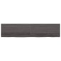 vidaXL Tischplatte Dunkelbraun 220x50x(2-6)cm Massivholz Eiche vidaXL Tischplatte Dunkelbraun 220x50x(2-6)cm Massivholz Eiche