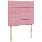 vidaXL Boxspringbett mit Matratze Rosa 120x200 cm Samt vidaXL Boxspringbett mit Matratze Rosa 120x200 cm Samt
