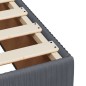 vidaXL Boxspringbett mit Matratze Dunkelgrau 160x200 cm Samt vidaXL Boxspringbett mit Matratze Dunkelgrau 160x200 cm Samt
