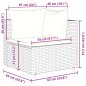 vidaXL 6-tlg. Garten-Lounge-Set mit Kissen Schwarz Poly Rattan vidaXL 6-tlg. Garten-Lounge-Set mit Kissen Schwarz Poly Rattan