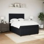 vidaXL Boxspringbett mit Matratze Schwarz 140x200 cm Samt vidaXL Boxspringbett mit Matratze Schwarz 140x200 cm Samt