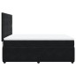 vidaXL Boxspringbett mit Matratze Schwarz 140x200 cm Samt vidaXL Boxspringbett mit Matratze Schwarz 140x200 cm Samt