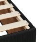 vidaXL Boxspringbett mit Matratze Schwarz 140x200 cm Samt vidaXL Boxspringbett mit Matratze Schwarz 140x200 cm Samt
