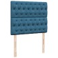 vidaXL Boxspringbett mit Matratze Dunkelblau 120x200 cm Samt vidaXL Boxspringbett mit Matratze Dunkelblau 120x200 cm Samt