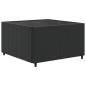 vidaXL 7-tlg. Garten-Lounge-Set mit Kissen Schwarz Poly Rattan vidaXL 7-tlg. Garten-Lounge-Set mit Kissen Schwarz Poly Rattan