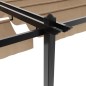 vidaXL Gartenpavillon mit Ausziehbarem Dach Taupe 3x6 m Aluminium vidaXL Gartenpavillon mit Ausziehbarem Dach Taupe 3x6 m Aluminium