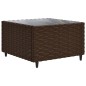 vidaXL 5-tlg. Garten-Lounge-Set mit Kissen Braun Poly Rattan vidaXL 5-tlg. Garten-Lounge-Set mit Kissen Braun Poly Rattan