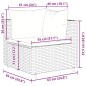 vidaXL 5-tlg. Garten-Lounge-Set mit Kissen Braun Poly Rattan vidaXL 5-tlg. Garten-Lounge-Set mit Kissen Braun Poly Rattan